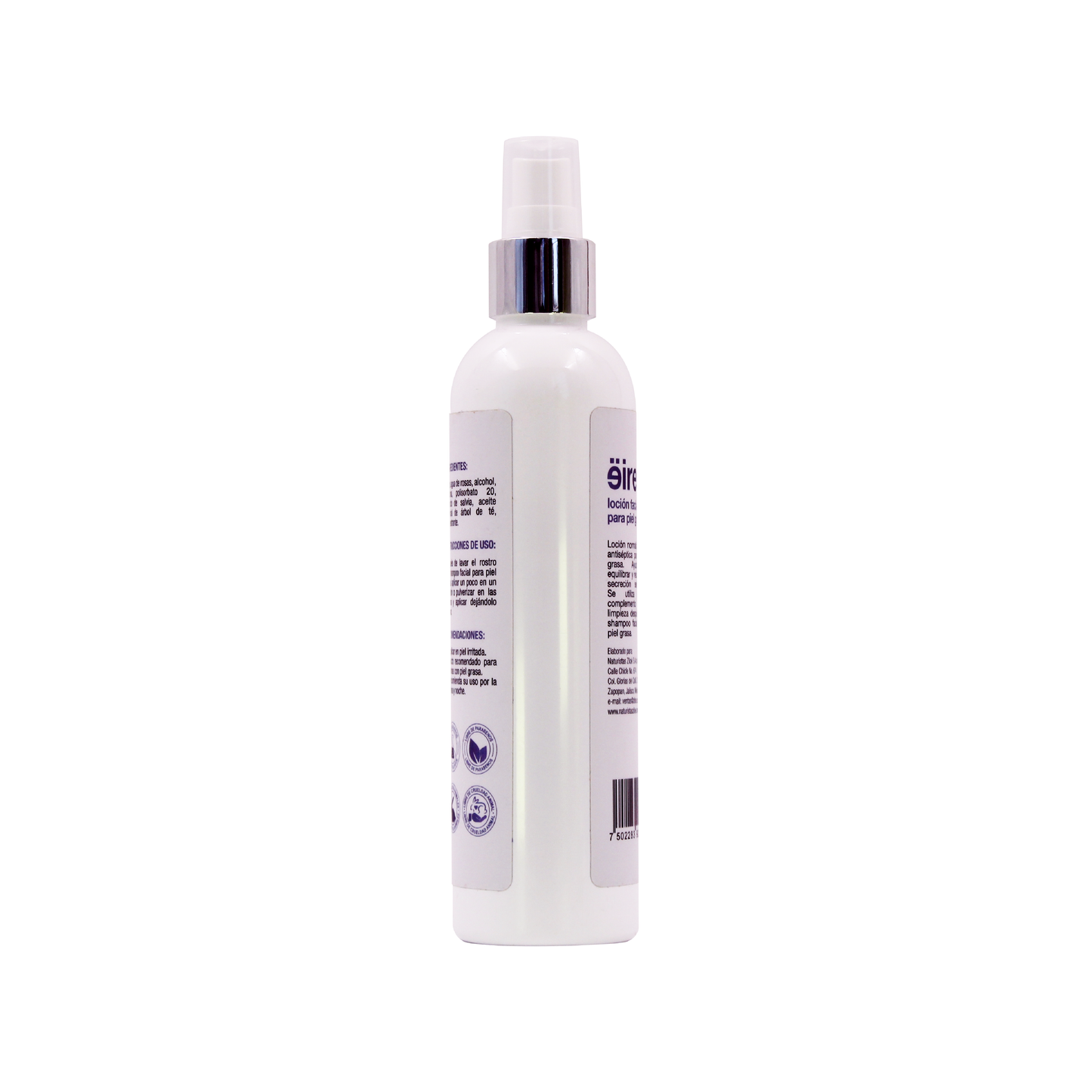 Loción facial para piel grasa 250 ml
