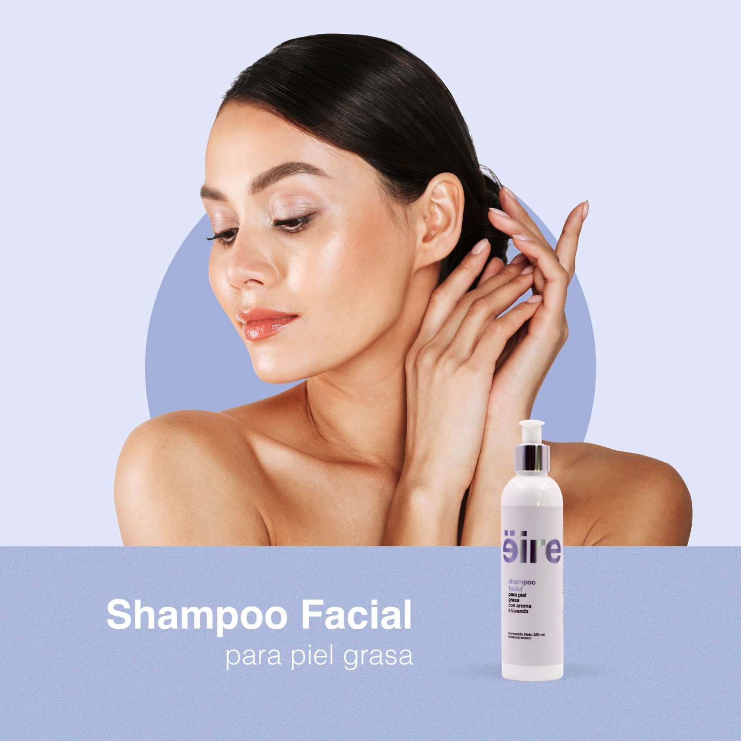 Shampoo facial para piel grasa 250 ml